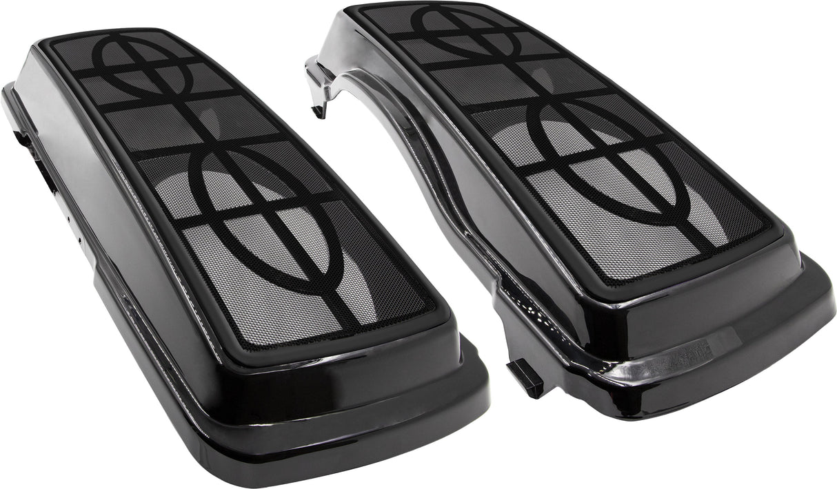 SADDLE TRAMP Double Speaker Bag Lids Flh/Flt 94-13 6 X 9 In. BC-HDD6X9-1