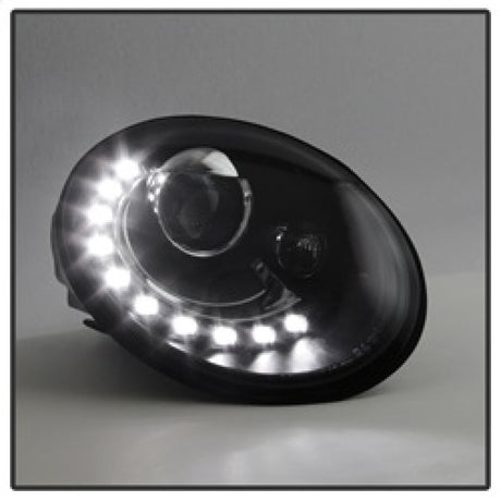 Spyder Volkswagen Beetle 06-10 Projector Headlights DRL LED Black PRO-YD-VB06-DRL-BK 5080929
