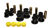 Energy Suspension 02-05 Dodge Ram 1500 2WD Black Rear Leaf Spring Bushing Set 5.2115G