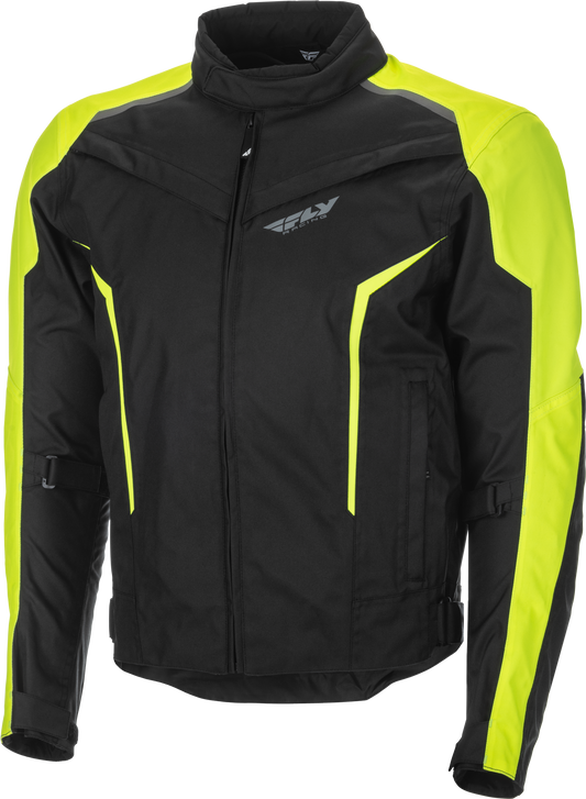 FLY RACING Launch Jacket Black/Hi-Vis Xl 477-2121X