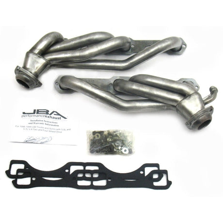 JBA 96-00 GM Truck 5.0L/5.7L SBC w/o A.I.R. 1-1/2in Primary Raw 409SS Cat4Ward Header 1832S