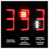 Spyder 15-18 Ford F-150 Light Bar LED Tail Lights (w/Blind Spot) - Black (ALT-YD-FF15015BS-LBLED-BK) 5085313