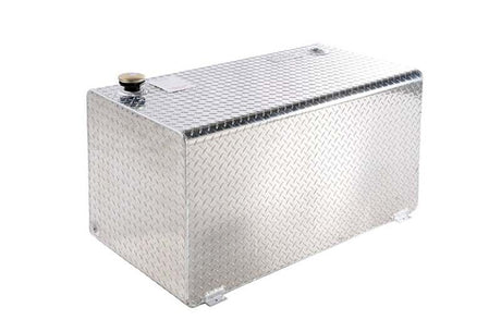 Deezee Universal Tanks - Auxiliary Short Rectangle Brite-Tread Aluminum DZ 91753X
