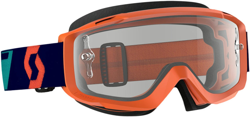 SCOTT Split Otg Goggle Orange/Blue W/Clear Works Lens 268189-1415113