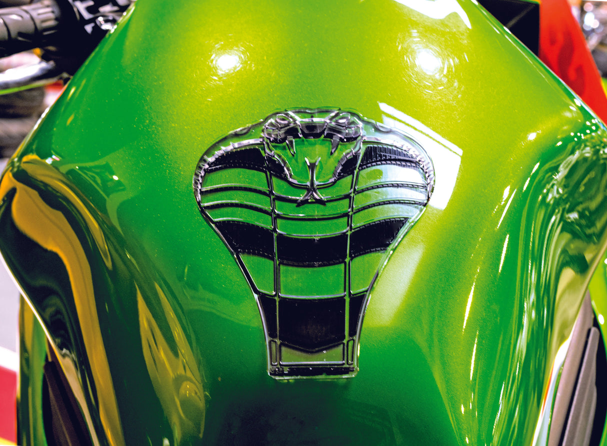 STOMPGRIP Tank Pad Cobra Clear/Black 51-04-3003