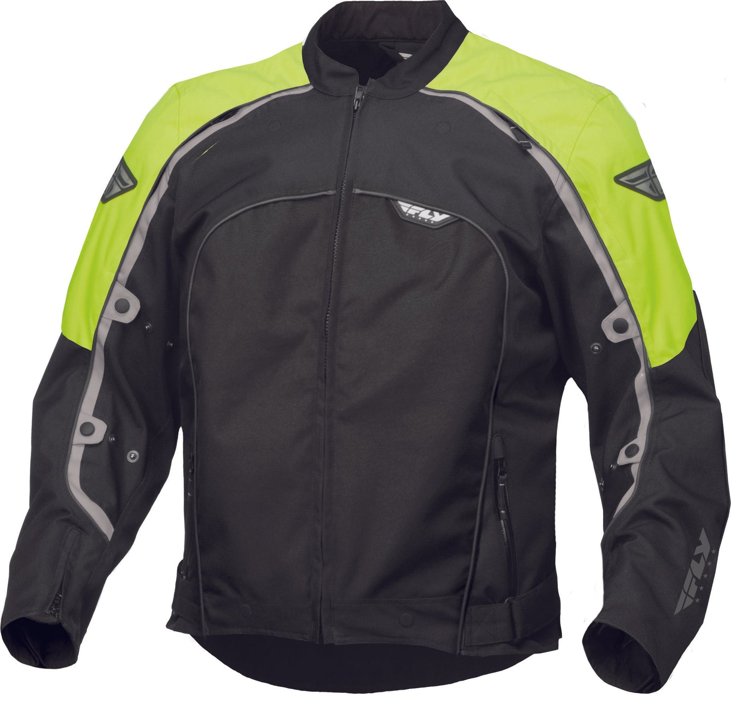 FLY RACING Butane 4 Jacket Hi-Vis/Black 2x #5958 477-2074~6