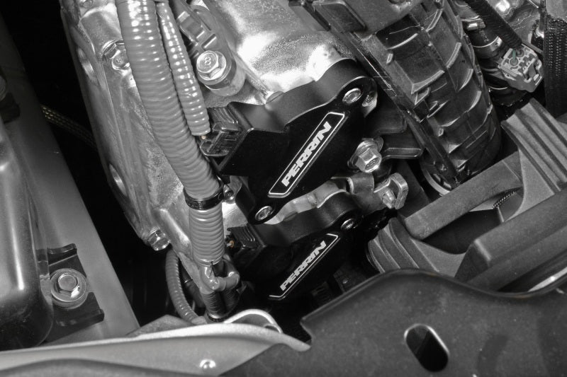 Perrin 15-22 WRX Cam Solenoid Cover - Black PSP-ENG-172BK
