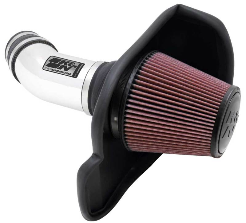 K&N Performance Intake Kit TYPHOON; 11 Dodge Challenger 6.4L V8 69-2545TP