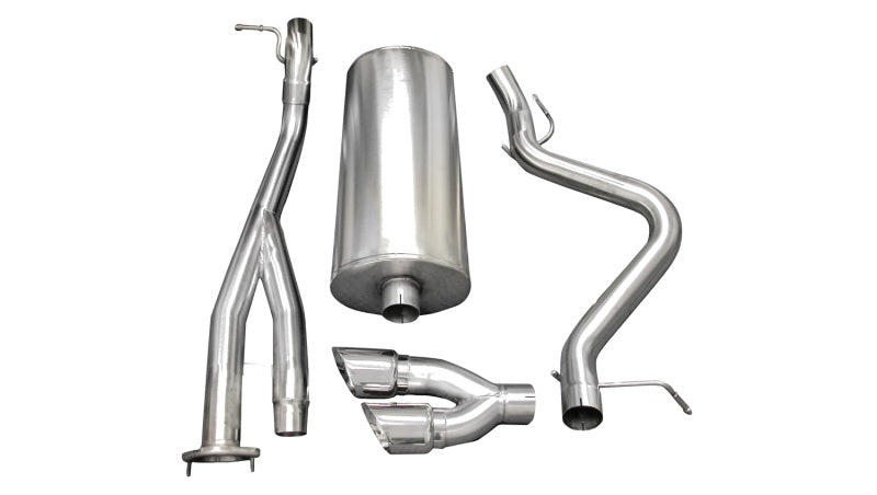 Corsa 03-06 Chevrolet Silverado Short Bed SS 6.0L V8 Polished Sport Cat-Back Exhaust 14279