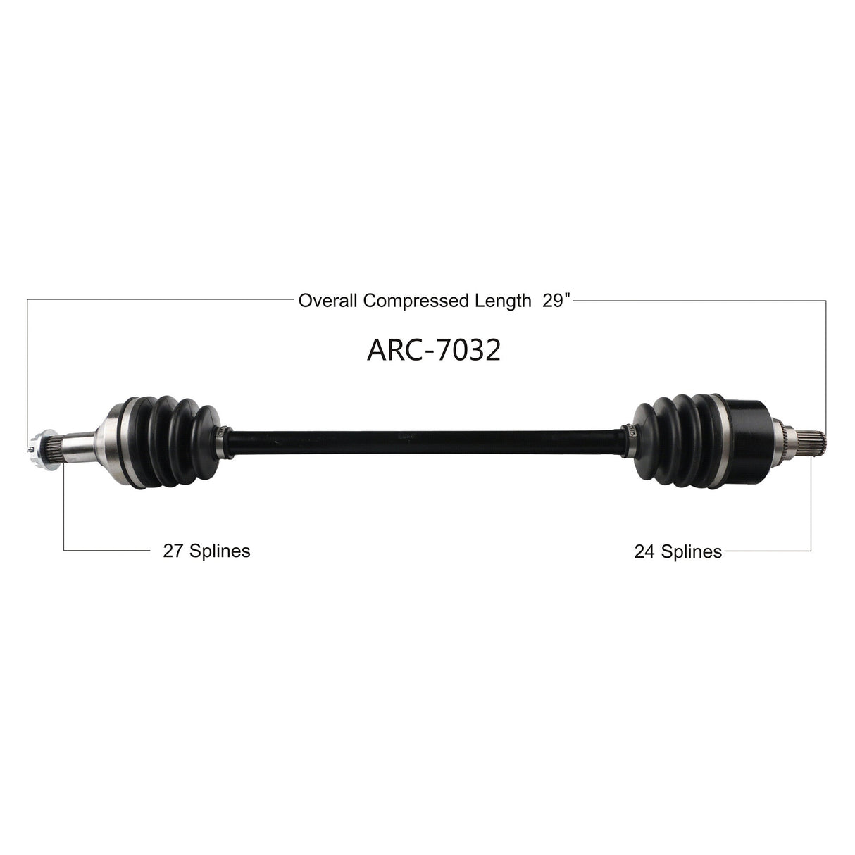 OPEN TRAILOe 2.0 Axle FrontARC-7032