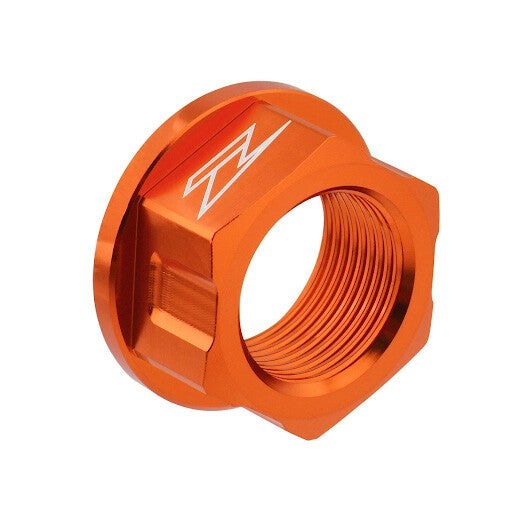 ZETA Axle Nut  M22x30-P1.5 H17 Orange ZE93-8083