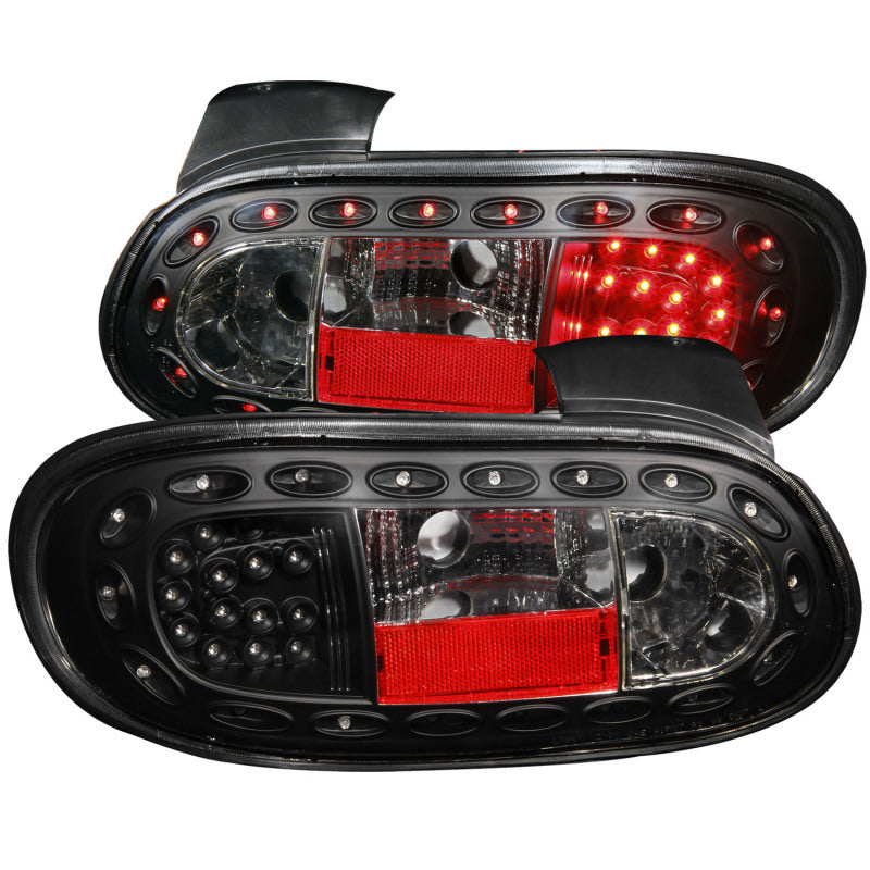 ANZO 1998-2005 Mazda Miata LED Taillights Black 321212