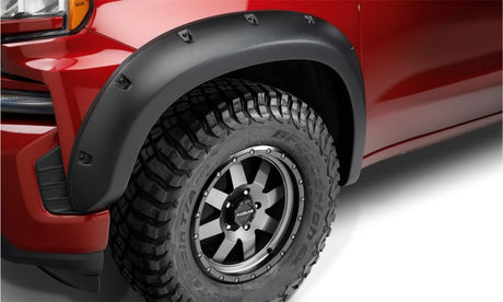 Bushwacker 14-15 Chevrolet Silverado 1500 (6ft & 8ft Beds) Forge Style Flares 4pc - Black 48113-08
