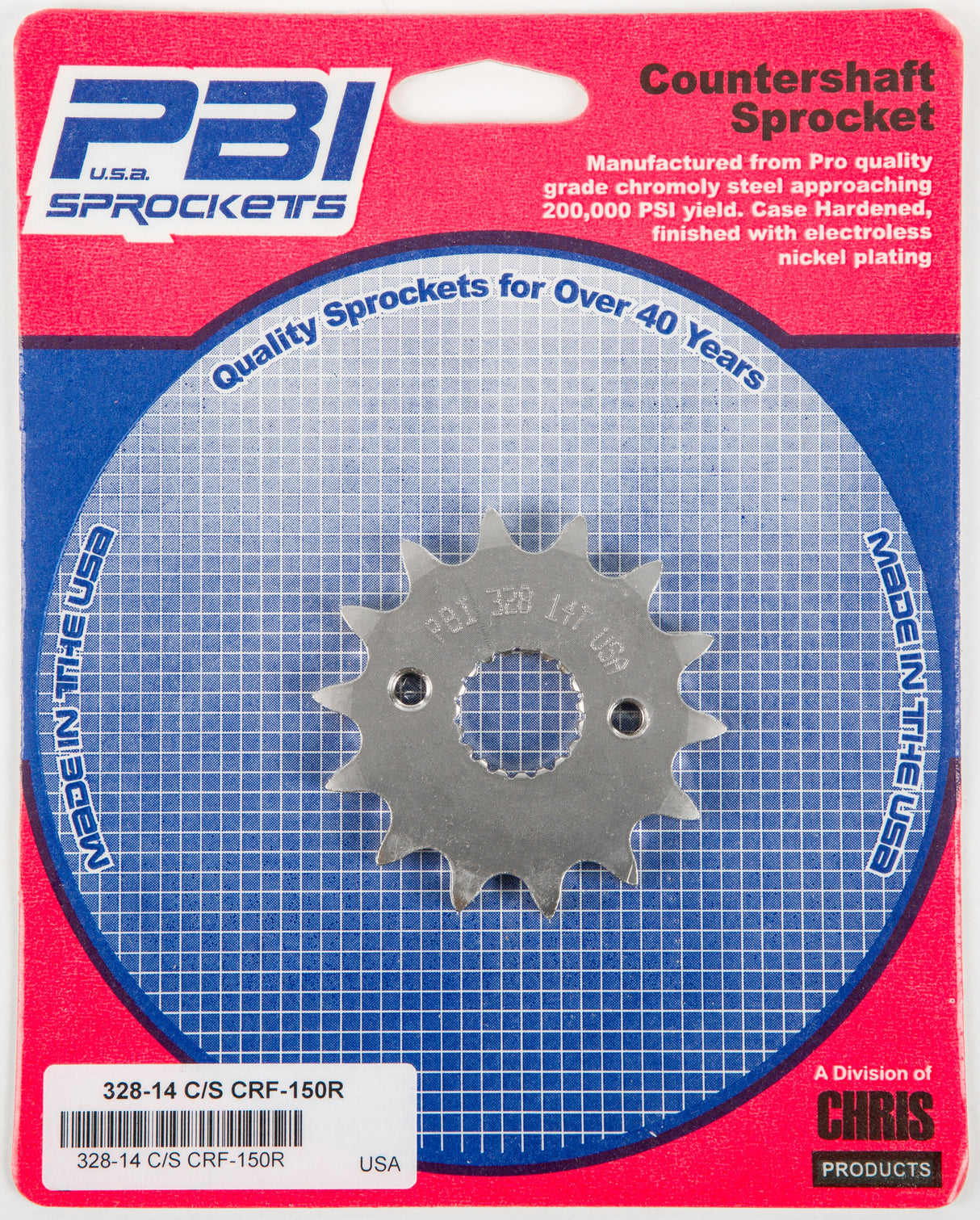 PBIFront Cs Sprocket Steel 14t-420 Hon328-14