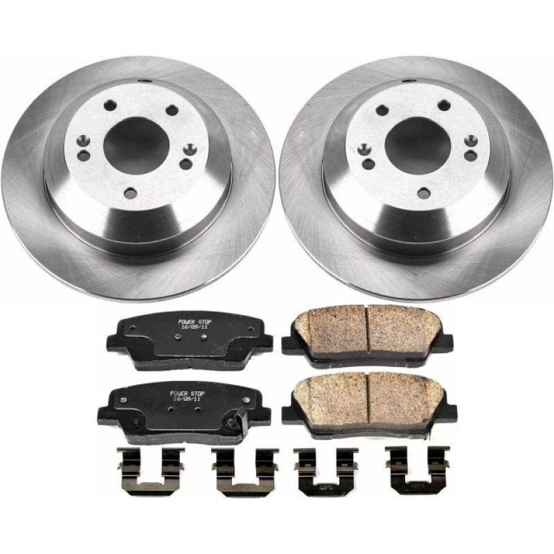 Power Stop 15-19 Kia Sorento Rear Autospecialty Brake Kit KOE7062