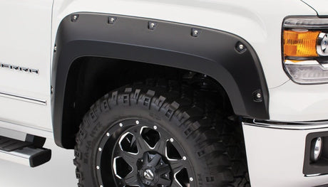 Bushwacker 16-18 GMC Sierra 1500 Pocket Style Flares 4pc - Black 40974-02
