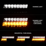 ANZO 2018-2021 Jeep Wrangler LED Side Markers Chrome Housing Smoke Lens w/ Seq. Signal Sport Bulb 511085