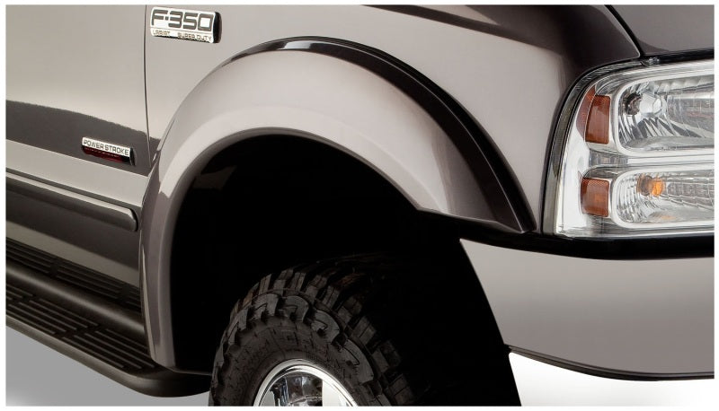 Bushwacker 99-07 Ford F-250 Super Duty Extend-A-Fender Style Flares 2pc - Black 20075-02