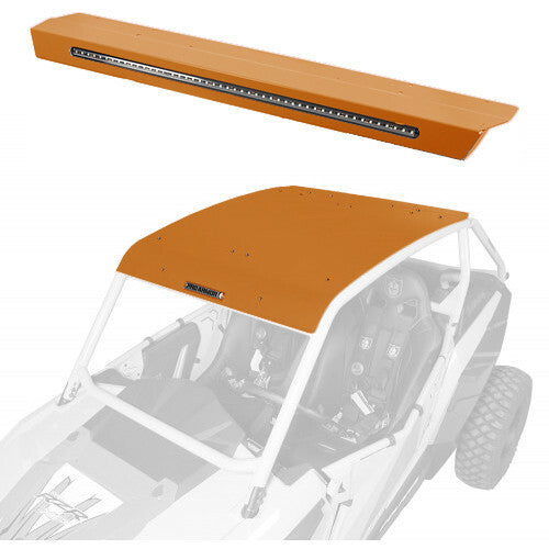 PRO ARMOR Asylum Roof W/ Light Bar Orange Rust Metallic P141R123ORM