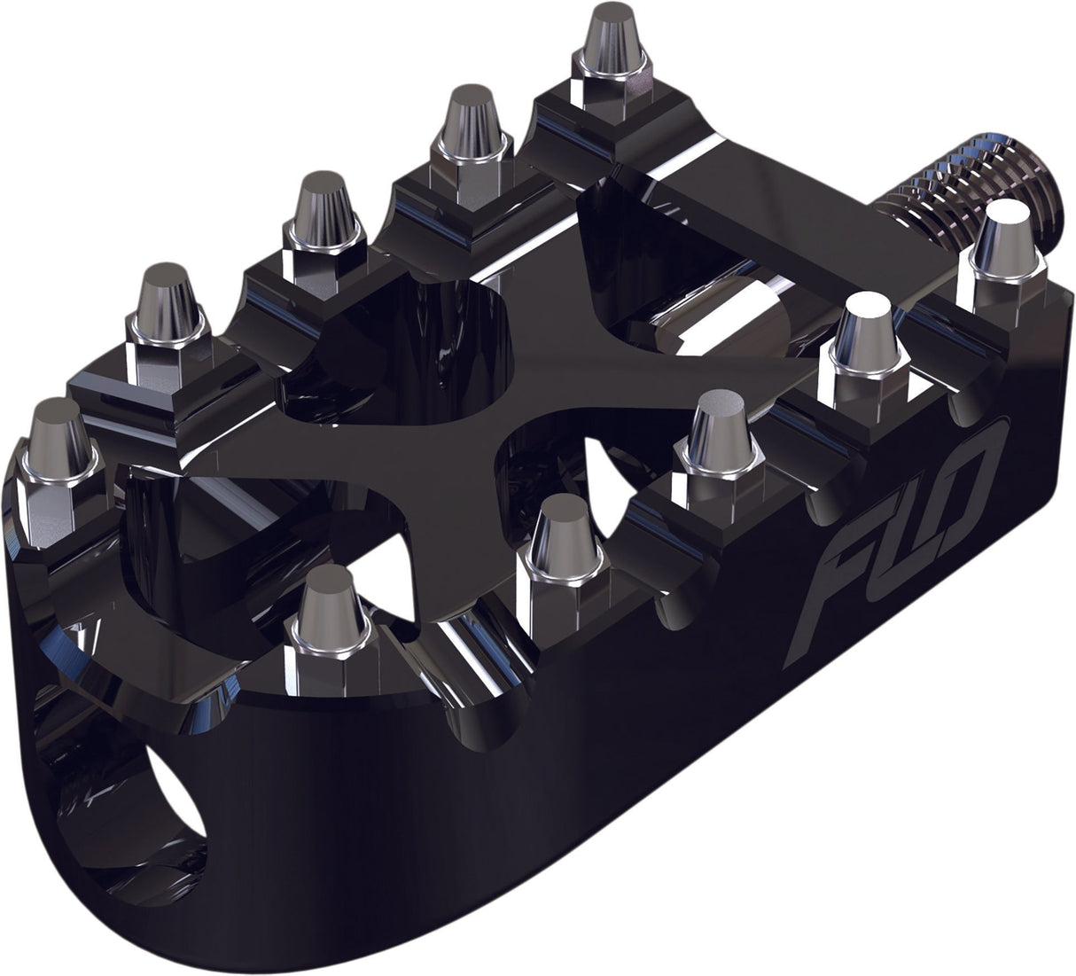 FLO MOTORSPORTS Moto Style Shift Peg Black FPEG-802BLK