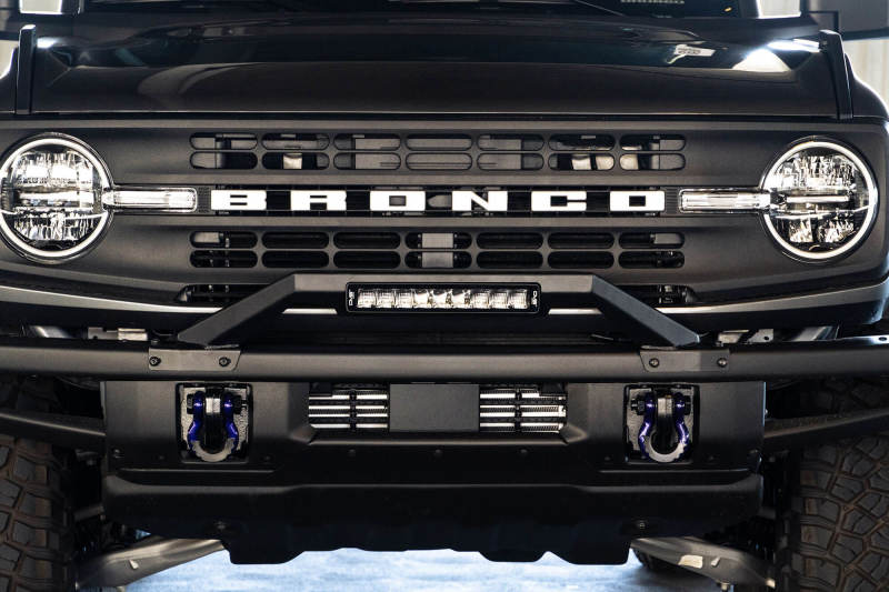 DV8 Offroad 21-22 Ford Bronco Factory Modular Front Bumper Bull Bar LBBR-04