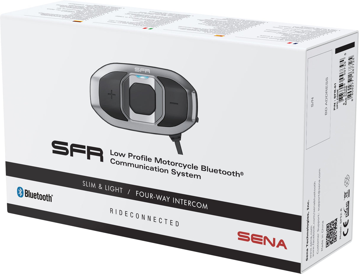 SENA Sfr Low Profile Mc Bluetooth Headset SFR-01