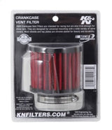 K&N 1.75 inch Vent 3 inch D 2.5 inch H Air Filter - Rubber Top 62-1470