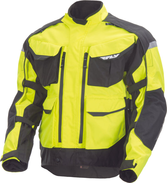 FLY RACING Terra Trek 4 Jacket Hi-Vis/Black Sm #5958 477-2085~2