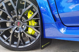 Rally Armor 15-21 Subaru WRX/STI (Sedan ONLY) Black UR Mud Flap w/ Green Logo MF32-UR-BLK/CGN