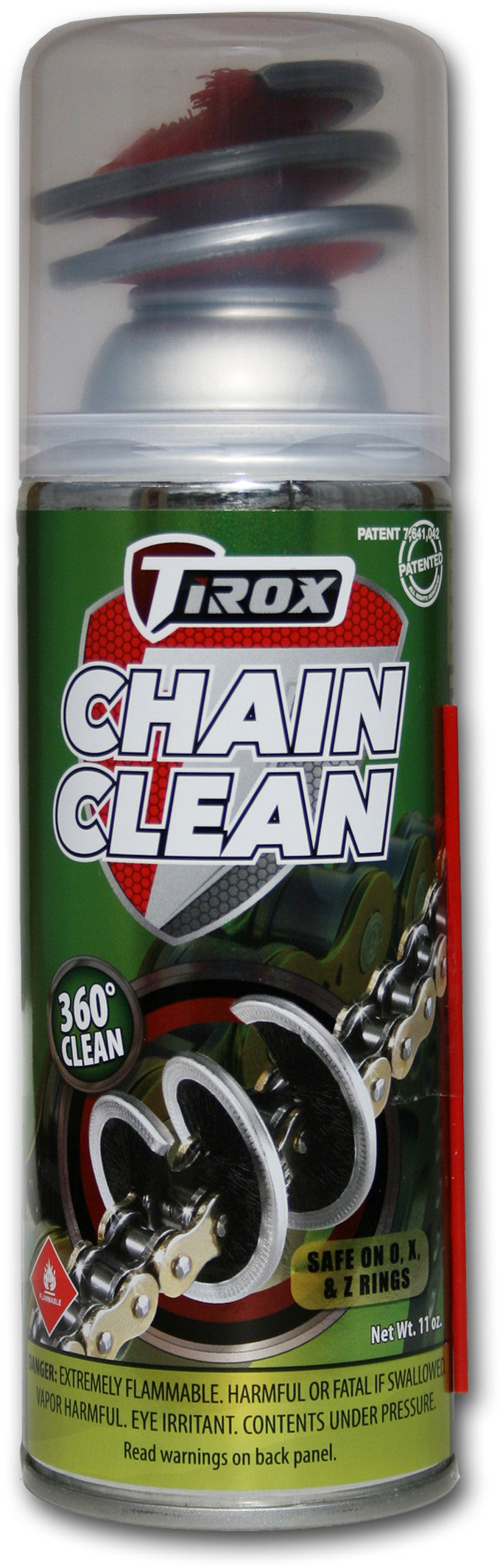 TIROX Chain Cleaner W/360 Deg. Brush 11 Oz. 803500