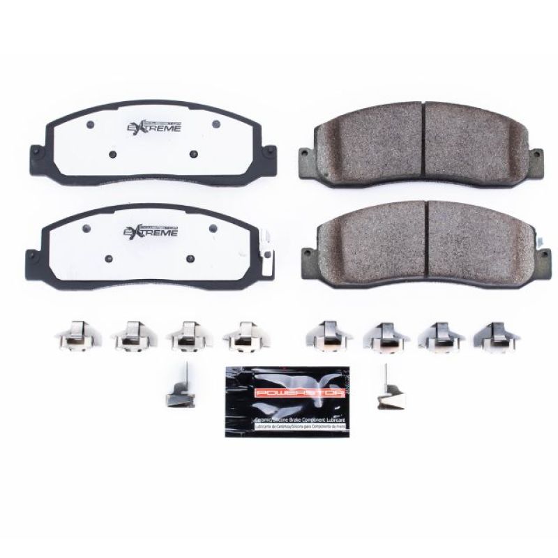 Power Stop 08-11 Ford F-250 Super Duty Front Z36 Truck & Tow Brake Pads w/Hardware Z36-1333
