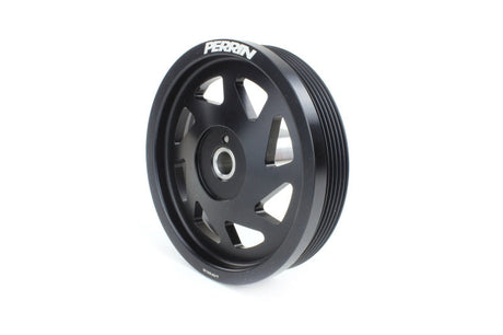 Perrin 2022 BRZ/86 / 19-22 Subaru WRX Lightweight Crank Pulley (FA/FB Eng w/Small Hub) - Black PSP-ENG-106BK