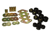 Energy Suspension 01-04 Toyota Tacoma Prerunner Body Bushing Mount Set - Black 8.4112G