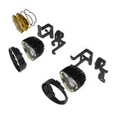 KC HiLiTES FLEX ERA 3 Dual Mode SAE Fog Lights - 2-Light Master Kit for Toyota Tacoma/4Runner/Tundra 97154