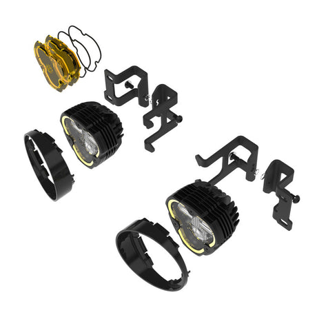 KC HiLiTES FLEX ERA 3 Dual Mode SAE Fog Lights - 2-Light Master Kit for Toyota Tacoma/4Runner/Tundra 97154