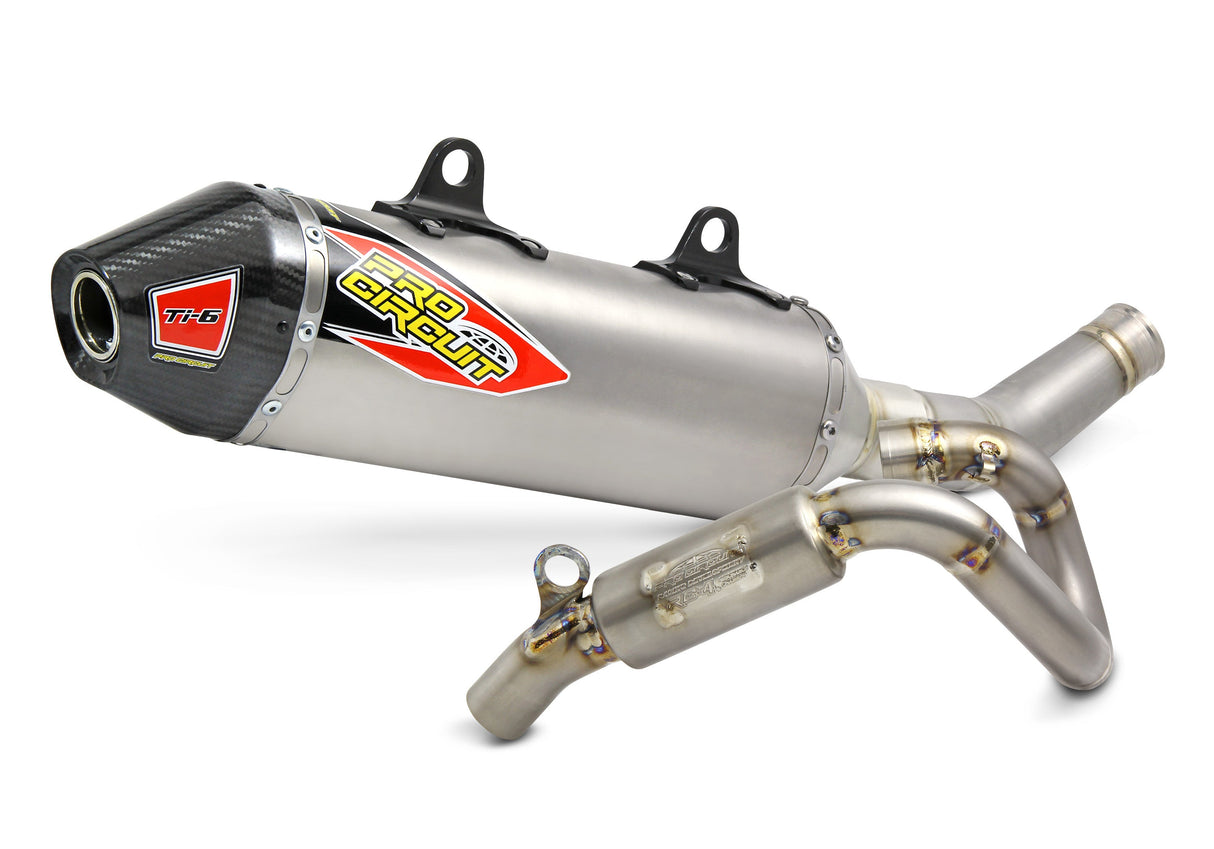 PRO CIRCUIT Ti-6 Titanium Sys W/Car Cap Ktm/Hus 2017 0351725F