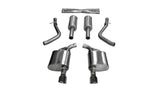 Corsa 17-18 Dodge Charger 5.7L V8 Xtreme Cat-Back Dual Rear Exit w/4.5in Black Tips 21004BLK