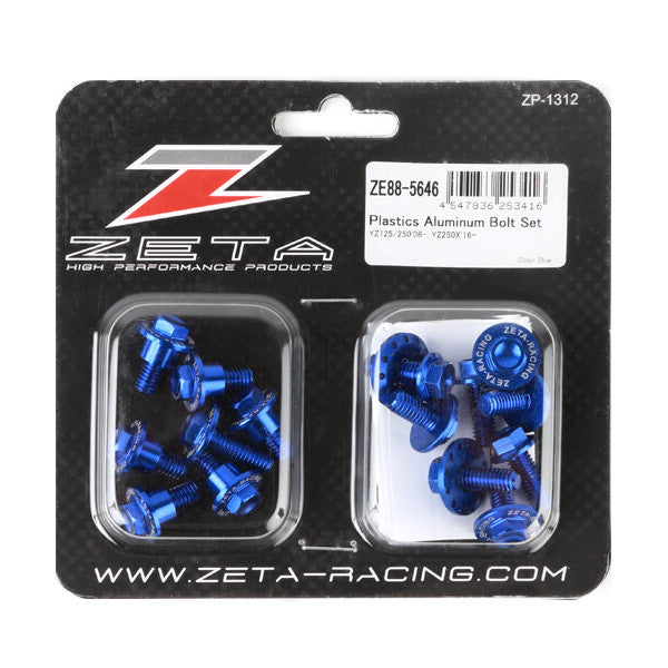 ZETA Aluminum Bolt Kit Blue ZE88-5646