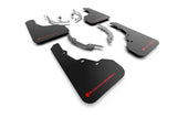 Rally Armor 2022 Hyundai Santa Cruz Black Mud Flap w/ Red Logo MF78-UR-BLK-RD
