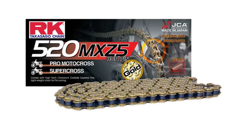 RK Chain GB520MXZ5-120L - Gold GB520MXZ5-120
