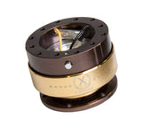 NRG Quick Release Gen 2.0 - Bronze Body / Chrome Gold Ring SRK-200BR-CG