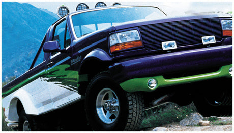 Bushwacker 92-96 Ford Bronco Cutout Style Flares 2pc - Black 20022-11