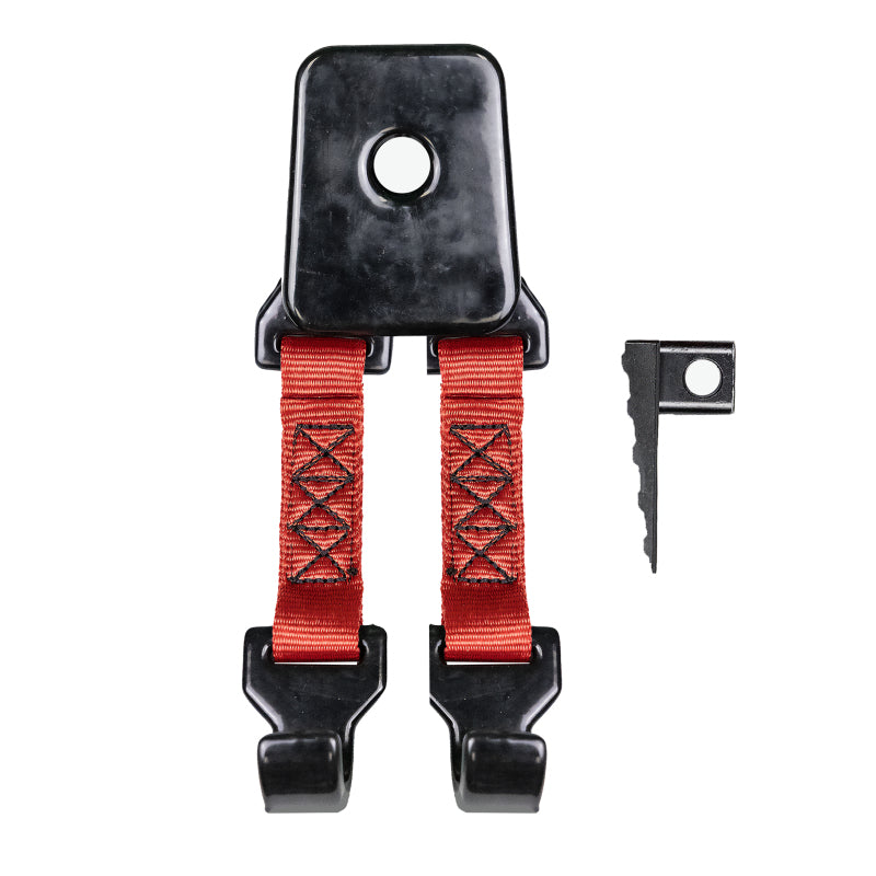 Go Rhino Xventure Gear El Gato Tire Strap Hook Accessory - Blk XG-RJ50030B
