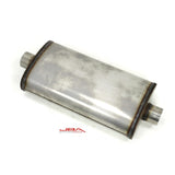 JBA Universal Dual Core 304SS Muffler 22x11x6 3in Inlet Diameter 40-302201