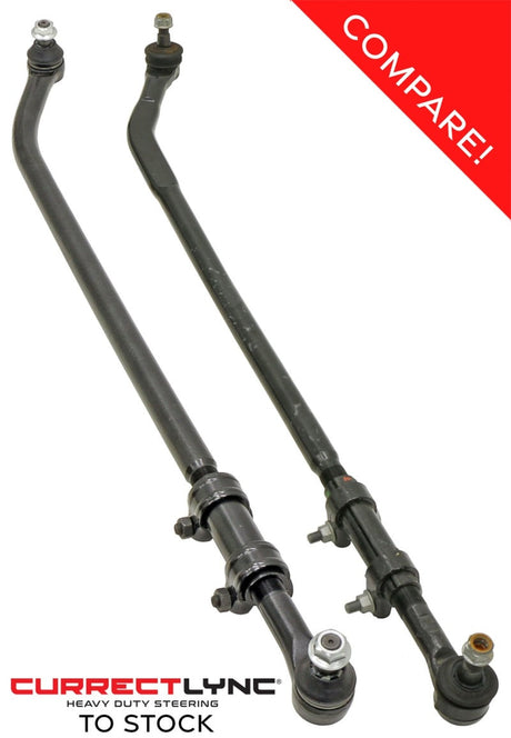 RockJock JK Currectlync Bolt-On 1.3in Diameter Forged Construction Drag Link JK-9704DL