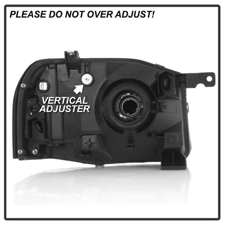 xTune 01-04 Nissan Frontier OEM Headlights - Black (HD-JH-NF01-AM-BK) 9042768