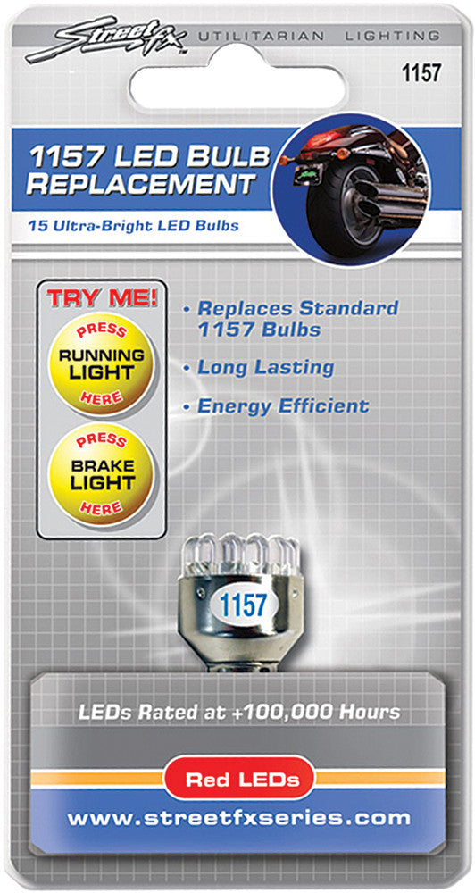 STREETFX Led Replacement Bulb 1157 Red 1042526