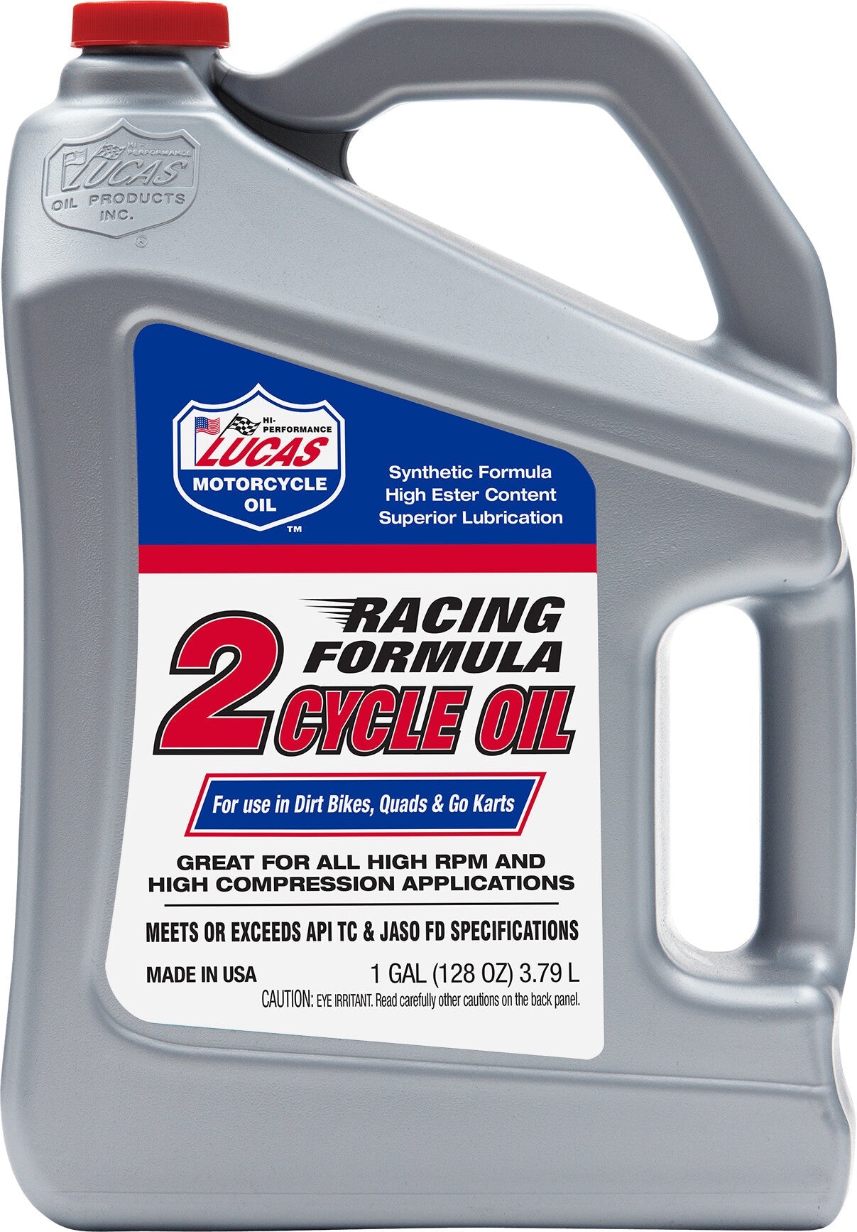 LUCASRacing 2-Cycle Oil 1 Gal 4/Case10829
