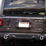 DV8 Offroad 18-22 Jeep Wrangler JL Spare Tire Delete Kit w/Light Mounts TSJL-03