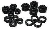 Energy Suspension 99-07 Ford F-250/F-350 SD 2/4WD Crew Cab Body Mount Set - Black 4.4120G